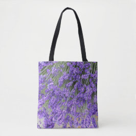Bolso De Tela Hermosa Lavanda florece floral