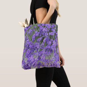 Bolso De Tela Hermosa Lavanda florece floral