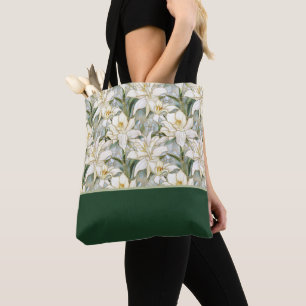 Bolso De Tela Hermosa Lila Blanca de Vidrio Emplomado, Bloque de