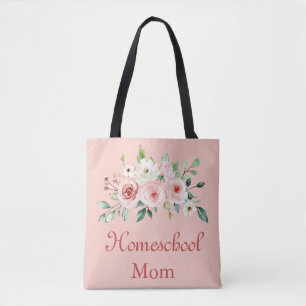 Bolso De Tela Hermosa mamá rosada de escuela primaria