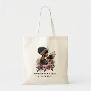 Bolso De Tela Hermosa mamá y hija negras (6)