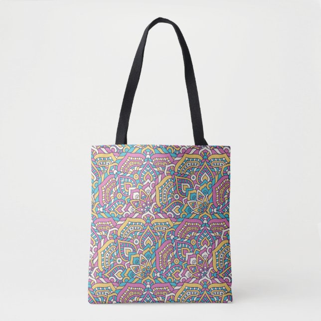 Bolso De Tela Hermosa Mandala (Anverso)