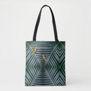 Bolso De Tela Hermosa Mariposa En Una Hoja