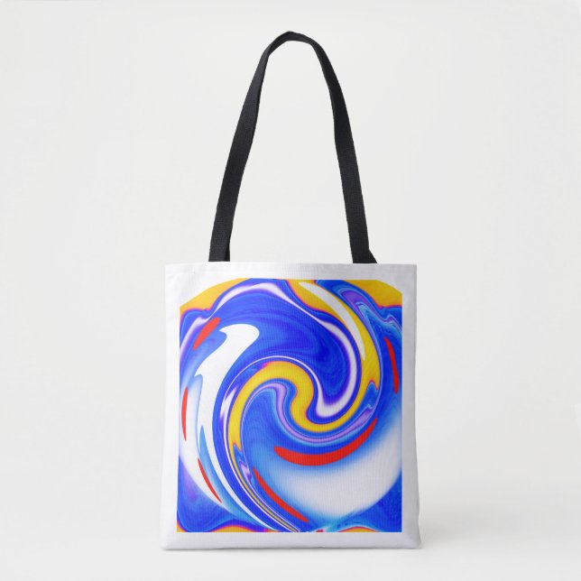 Bolso De Tela Hermosa moda azul (Anverso)