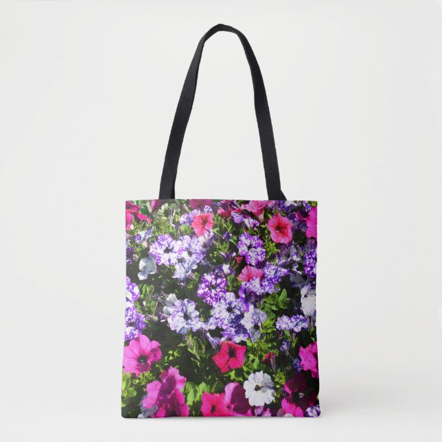 Bolso De Tela Hermosa moda floral (Anverso)