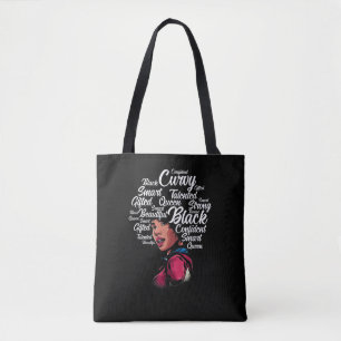 Bolso De Tela Hermosa mujer negra reina del cabello