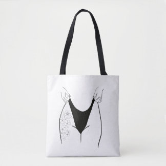 Bolso De Tela Hermosa mujer tatuada 