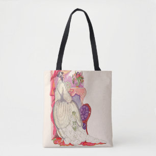 Bolso De Tela hermosa novia con un hermoso vestido