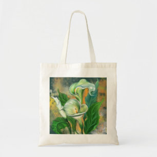 Bolso De Tela Hermosa pintura de bolsitas de flores de Calla Lil