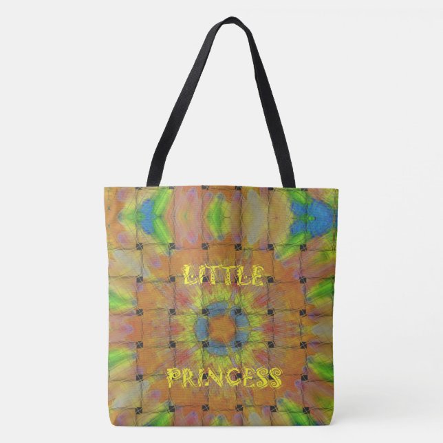Bolso De Tela Hermosa Princesa Fantástica (Anverso)