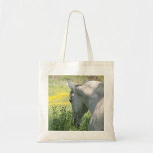 Bolso De Tela Hermosa yegua gris caballo