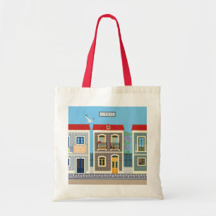 Bolso De Tela Hermosas casas portuguesas con azulejos o azulejos