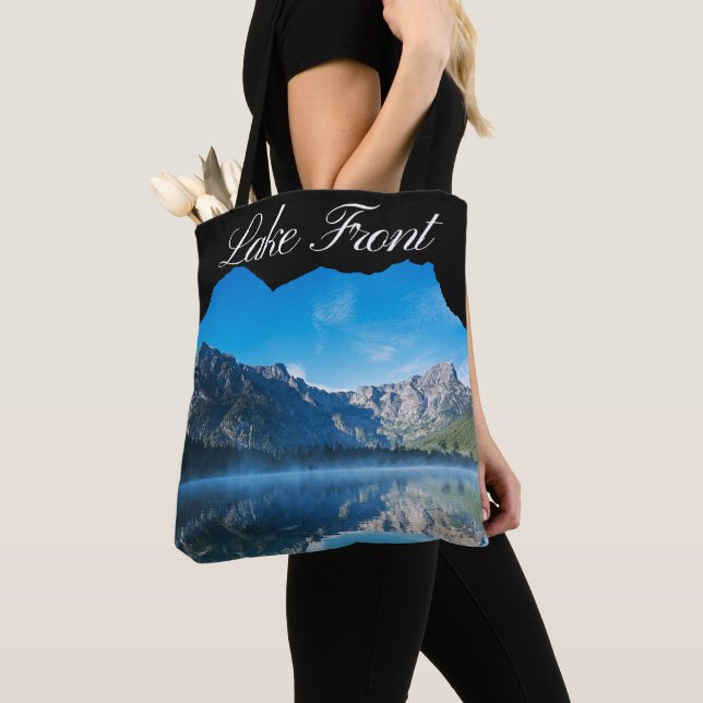 Bolso De Tela Hermosas cascadas de montaña (Detalle)