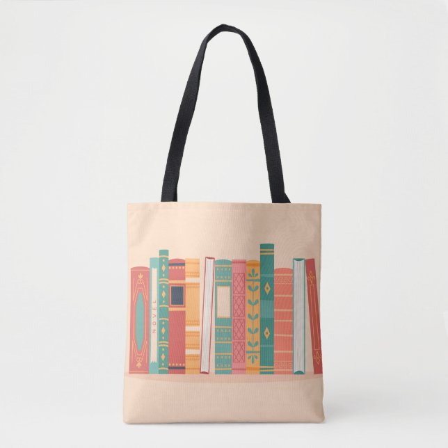 Bolso De Tela Hermosas espinas de libros (Anverso)