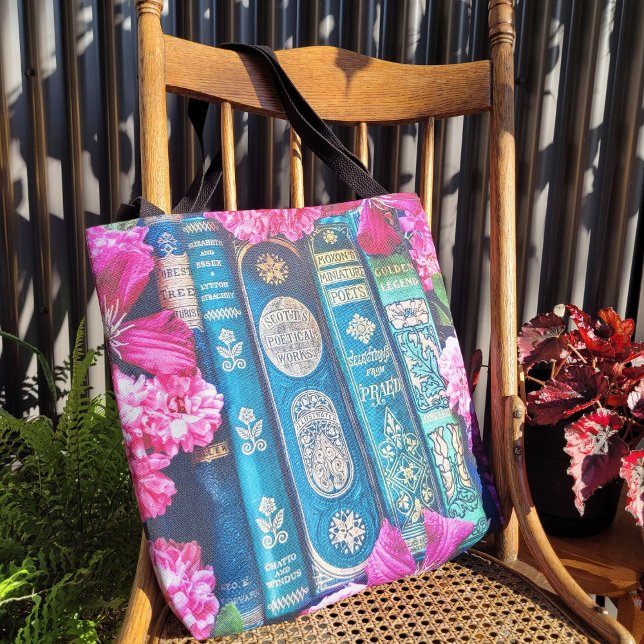 Bolso De Tela Hermosas espinas de libros y rosas rosas rosas (Subido por el creador)