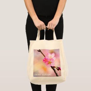 Bolso De Tela Hermosas flores de cerezo de Sakura