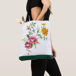 Bolso De Tela Hermosas flores de primavera Boda Tote Bag