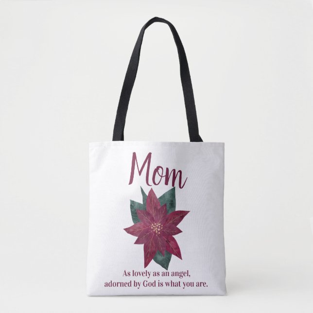 Bolso De Tela Hermosas flores para ella (Anverso)