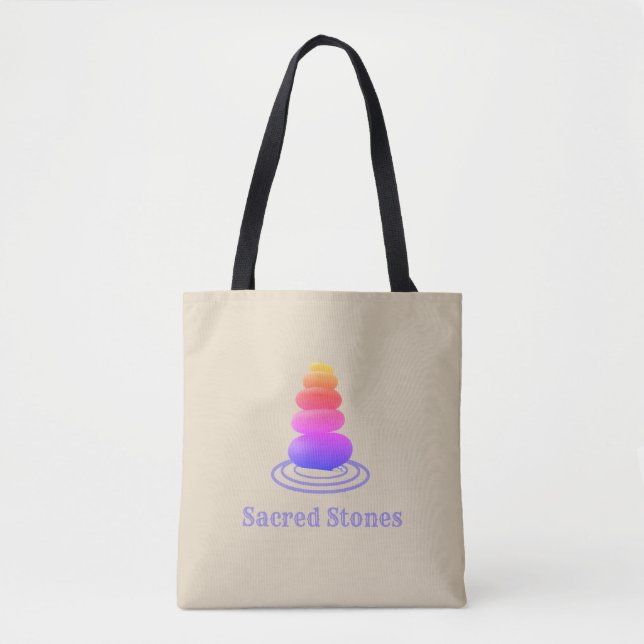 Bolso De Tela Hermosas piedras de deseos (Anverso)