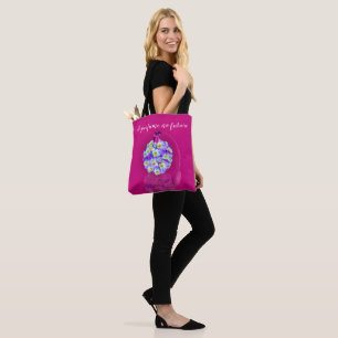 Bolso De Tela Hermoso Atomizador Pansy