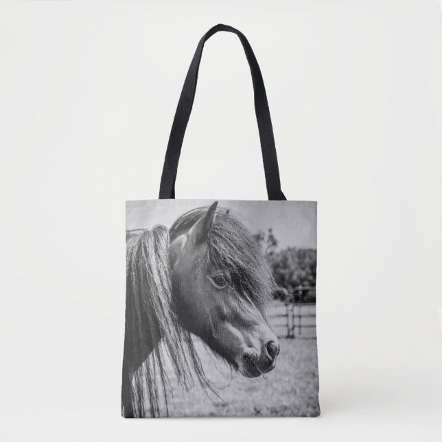 BOLSO DE TELA HERMOSO CABALLO (Anverso)