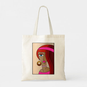 Bolso De Tela Hermoso cubismo de mujeres pelirrojas
