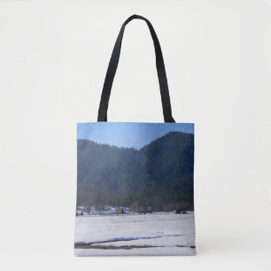 Bolso De Tela Hermoso día invernal.