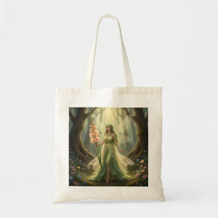 Bolso De Tela Hermoso Fairy August Peridot
