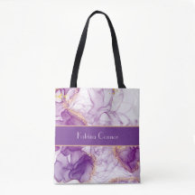 Hermoso fondo de acuarela púrpura, láminas doradas