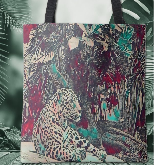 Bolso De Tela Hermoso gato de la jungla de Jaguar (Subido por el creador)