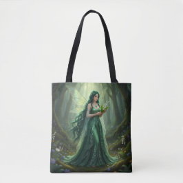 Bolso De Tela Hermoso Hada de Esmeralda Mayo