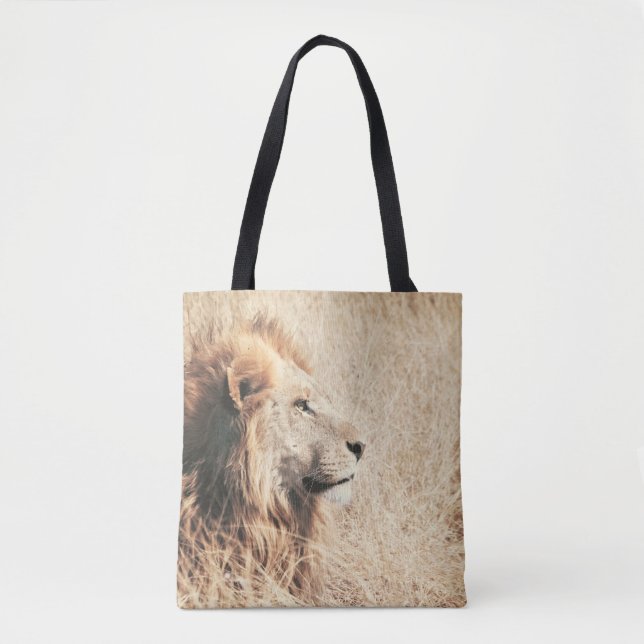 BOLSO DE TELA HERMOSO LEÓN (Anverso)