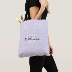 Bolso De Tela Hermoso Lilac Moderno Personalizado