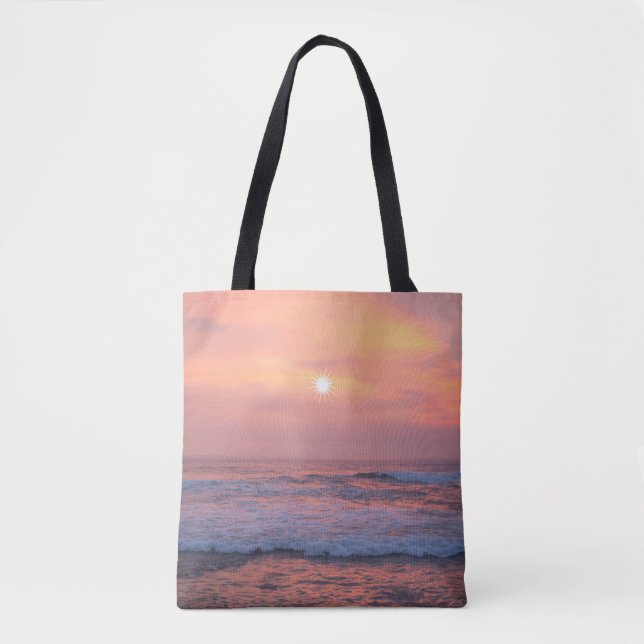 Bolso De Tela hermoso océano (Anverso)