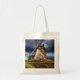 Bolso De Tela Hermoso paisaje de molino de viento holandés - Dib