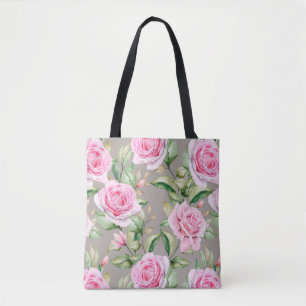 Bolso De Tela Hermoso patrón floral Tote Bag