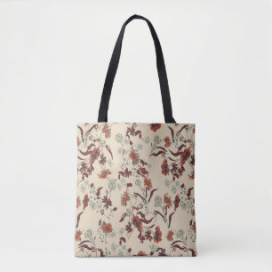 Bolso De Tela Hermoso patrón floral vintage en muchos tipos