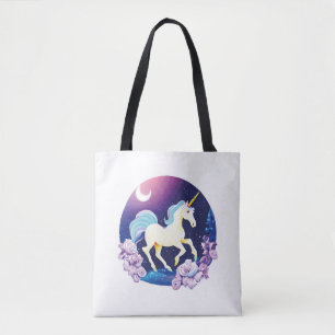Bolso De Tela Hermoso pegatina de caballos de unicornio
