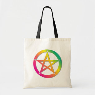 Bolso De Tela Hermoso pentáculo brillante