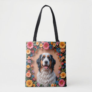 Bolso De Tela Hermoso retrato de perro