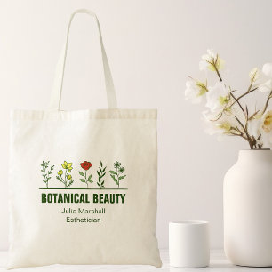 Bolso De Tela Hermoso Salón de Spa Botánico Negocio Floral