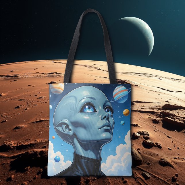 Bolso De Tela Hermoso ser extraterrestre (Subido por el creador)