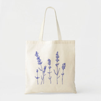 Bolso De Tela Hermoso Tote de dibujo botánico B de la flor de la