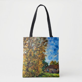 Bolso De Tela Hermoso Tote de imágenes del día de otoño