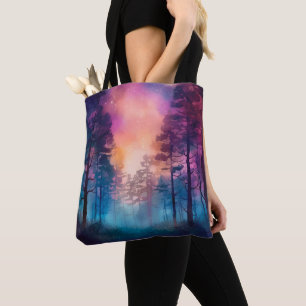 Bolso De Tela Hermoso y espeluznante bosque de Iris Halloween