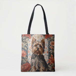 Bolso De Tela Hermoso Yorkie   Retrato Terrier de Yorkshire