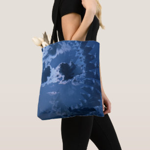 Bolso De Tela Hermosos cielos nublados sobre las montañas...