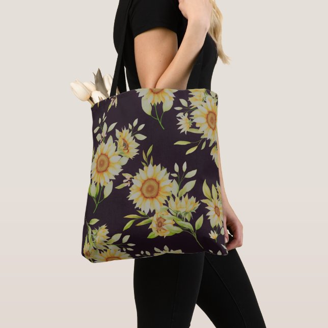Bolso De Tela Hermosos girasoles (Detalle)
