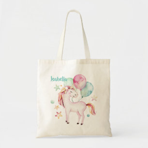 Bolso De Tela Hermosos globos unicornios adorables
