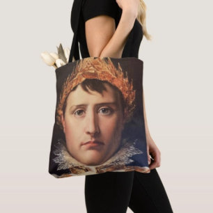 Bolso De Tela Héroe coronado con corona de laurel de Napoleón